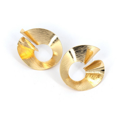 Retro pretjerane metalne upečatljive naušnice za žene Europska moda Okrugle zvijezde Kvadratne nepravilne geometrije Duge naušnice Nakit