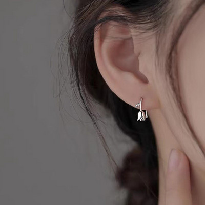 Korejas garo pušķu pērļu karājas auskari sievietēm Luksusa pilna Rhinestone zelta krāsas pilienu auskari kāzu ballītes rotaslietas dāvana