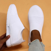 Uued kevadsuvised naiste lendavad tossud Moodsad jooksujalatsid, võrgust hingav vabaaja naissoost õpilastele