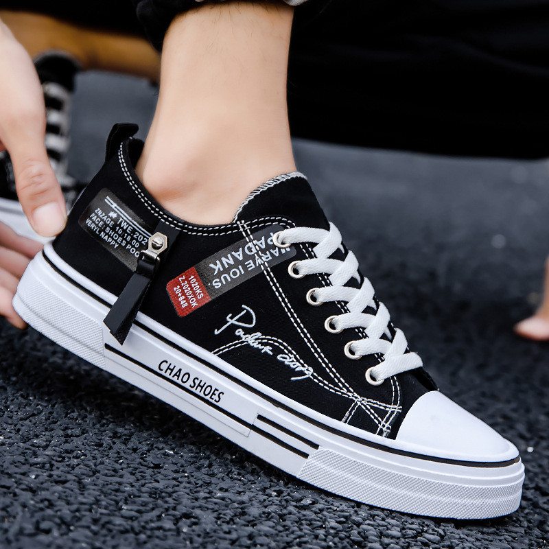 Επώνυμα Ανδρικά Βουλκανιζέ Παπούτσια Αναπνεύσιμα Ανδρικά Καμβά Παπούτσια Flat Lace Up Χαμηλό Κορυφή Άνετα Casual Fashion Ανδρικά αθλητικά παπούτσια Hot