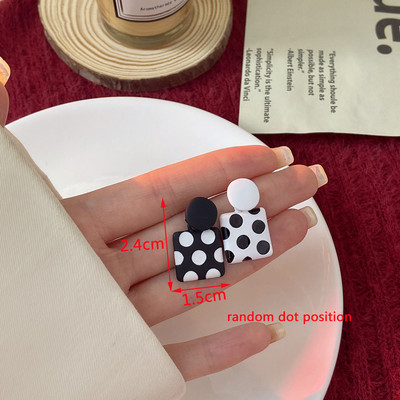 Melni piekārti gari auskari sievietēm Trīsstūrveida kvadrātveida auskari nolaižamie auskari 2024 boucle oreille femme Modes rotaslietas