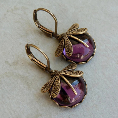 Vintage Boheemi stiilis gooti seene dekoratiivsed rõngaskõrvarõngad nišisulamist ehted Loomingulised kingitused naiste tüdrukutele