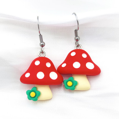 Vintage Boheemi stiilis gooti seene dekoratiivsed rõngaskõrvarõngad nišisulamist ehted Loomingulised kingitused naiste tüdrukutele