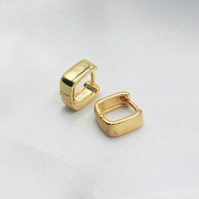 Roostevabast terasest siledast metallist paksud kõrvarõngad naistele, tüdrukutele, mood, ümmargused rõngad, rõngad, kõrvarõngad, punk-ehted