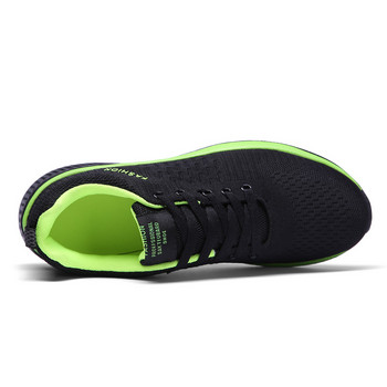 Мъжки обувки Ежедневни маратонки Дишащи леки маратонки Мъжки спортни обувки Мрежести големи размери Удобни ходещи мъжки вулканизирани обувки