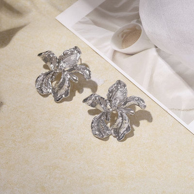 Bohém geometrikus arany színű ginkgo biloba levél alakú csepp fülbevaló nőknek Statement fül ékszer kiegészítők punk