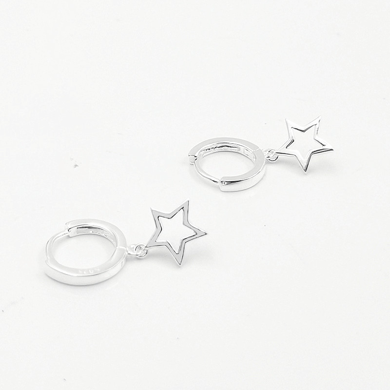 Nauji kūrybingi auskarai mini žvaigždute Mados Tremella auskarai Dovanos moterims Dovanos Šventiniai Papuošalai Mieli Mini Mažos Žvaigždės Auskarai