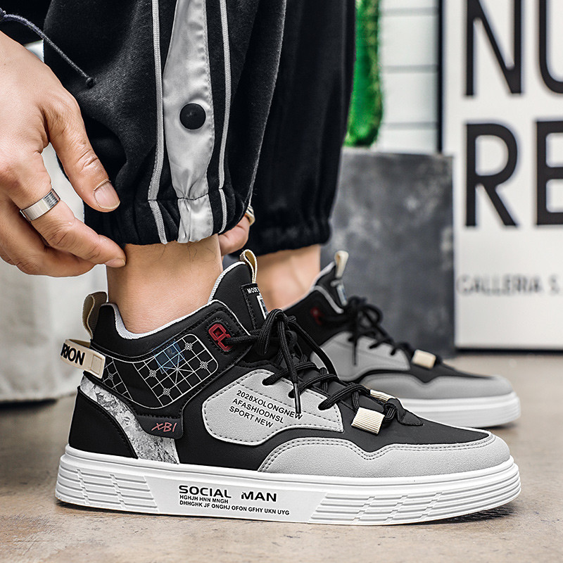 Sportiniai bateliai Vyriški Laisvalaikio rudeniniai vulkanizuoti batai Vyriški vaikščiojimo sportiniai batai lauko sportbačiai vyriški sportbačiai minkštu padu vaikščiojimo batai