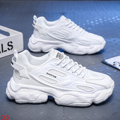 Kevadised ja sügisesed uued meeste spordijalatsid Üliõpilaste hingavad Trend paksu tallaga vabaajajalatsid Mugavad ja mitmekülgsed spordijalatsid