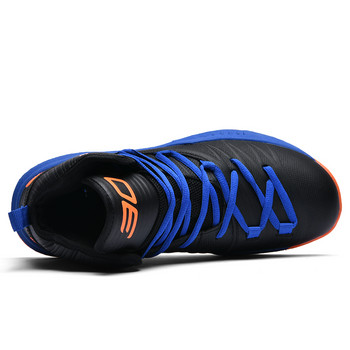 Мъжки маратонки Високи обувки Баскетболни обувки Модни мъжки ежедневни обувки за джогинг на открито Спортни дамски обувки за кош