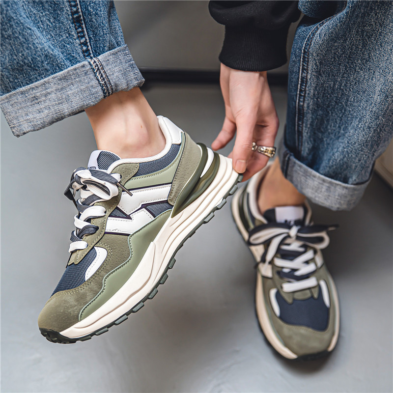 PARZIVAL 2023 Vyriški batai Vasariniai kvėpuojantys madingi suvarstomi sportbačiai vyriški patogūs sportiniai lauko bėgimo bateliai Zapatillas Hombre