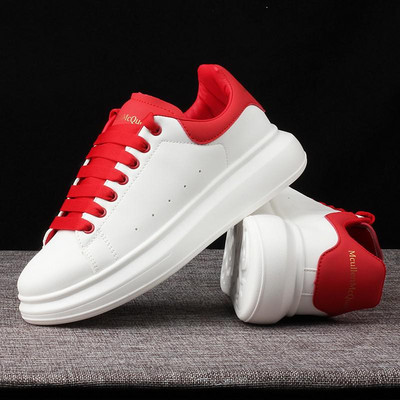 Modes zīmola kedas vīriešiem ikdienas apavi Jauni mīksti, ērti Pu ādas apavi Elpojoši plakani apavi vīriešiem Tenis Masculino