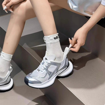 Дамски дебели спортни Ежедневни обувки за бягане Модни леки дамски дизайнерски обувки Спортни фитнес