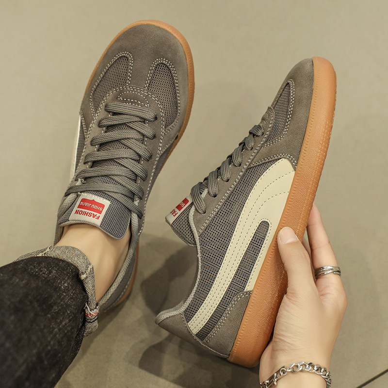 2023 m. nauji vyriški sportbačiai tinkliniai plokščiapadžiai batai madingi kvėpuojantys retro treniruočių batai lengvoji atletika sportiniai laisvalaikio batai studentų avalynė