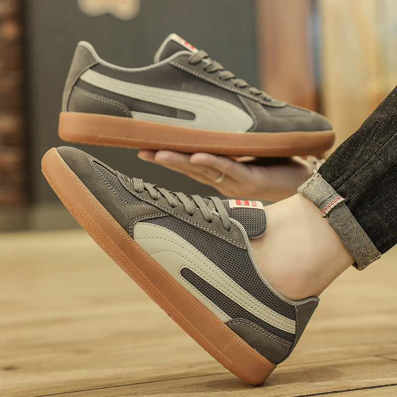 2023 m. nauji vyriški sportbačiai tinkliniai plokščiapadžiai batai madingi kvėpuojantys retro treniruočių batai lengvoji atletika sportiniai laisvalaikio batai studentų avalynė