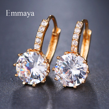 EMMAYA Fashion 9 цвята AAA CZ Element Stud Обеци за жени на едро на евтини фабрични цени Подарък за сватбено тържество