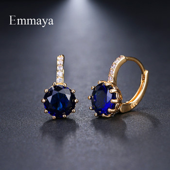 EMMAYA Fashion 9 Colors AAA CZ Element Stud σκουλαρίκια για γυναίκες Χονδρικό δώρο γάμου σε φτηνή τιμή εργοστασίου
