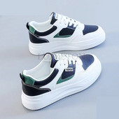 2024Uued naiste tossud, vabaaja vulkaniseeritud spordijalatsid Moodsad valged naiste kingad, sügistalvised kingad