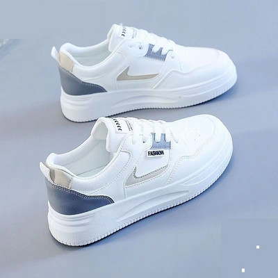 2024Uued naiste tossud, vabaaja vulkaniseeritud spordijalatsid Moodsad valged naiste kingad, sügistalvised kingad