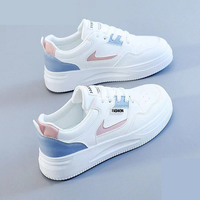 2024Uued naiste tossud, vabaaja vulkaniseeritud spordijalatsid Moodsad valged naiste kingad, sügistalvised kingad