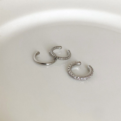 Õrnad tsirkoonist armsad klambriga kõrvarõngad naiste pandlaga kõrvamansett ilma augustamata võltskõhrekõrv naistele 2022 moeehted