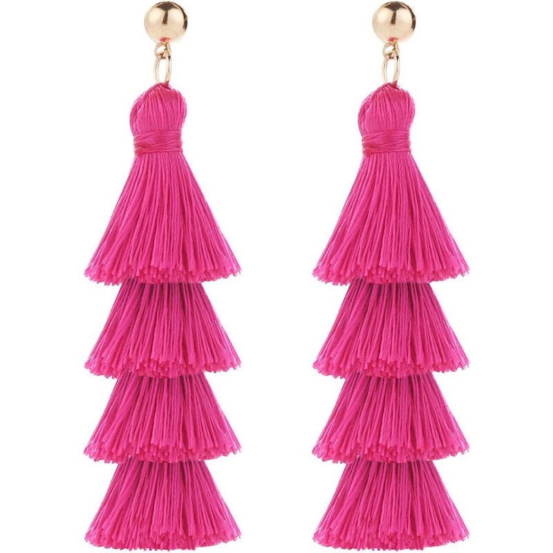 Roosa värvi lilledega kõrvarõngad naistele geomeetria südameleht liblikapeo ehted armsad tüdrukud kõrvarõngad pühade kingitused