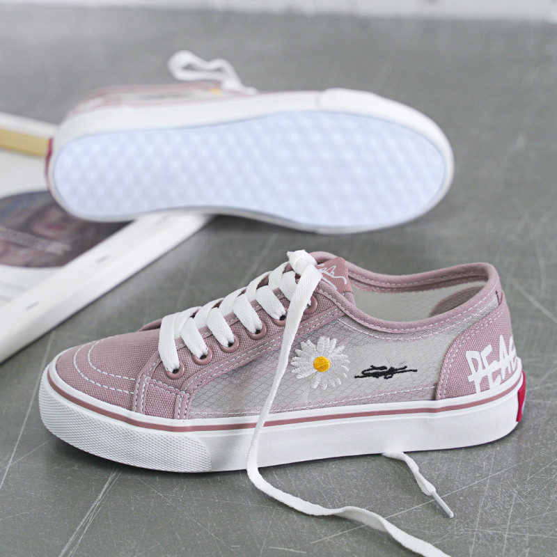 Suvine uus võrkpinnaga lameda põhjaga vabaajajalatsid Moodsad tossud Naiste kevad- ja sügisesed luksuslikud disainjalatsid