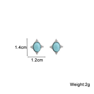 Jauni zilas krāsas ģeometriski auskari sievietēm Bohēmijas ziedu tauriņu piekariņi, sieviešu piekaramie auskari 2024 aretes de mujer