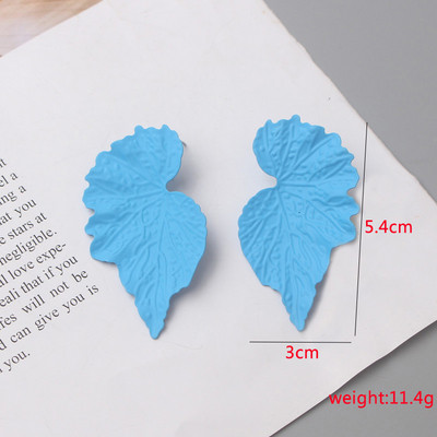 Jauni zilas krāsas ģeometriski auskari sievietēm Bohēmijas ziedu tauriņu piekariņi, sieviešu piekaramie auskari 2024 aretes de mujer