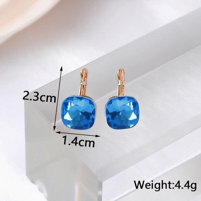 Jauni zilas krāsas ģeometriski auskari sievietēm Bohēmijas ziedu tauriņu piekariņi, sieviešu piekaramie auskari 2024 aretes de mujer