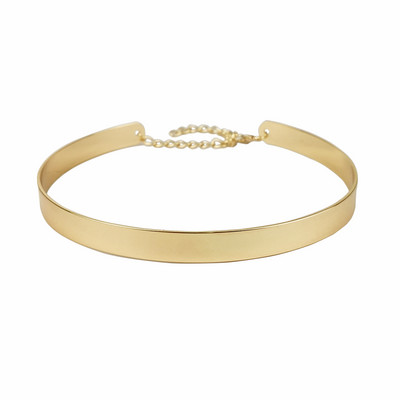 KDLUN 10MM Metal Torques Choker kaelakeed Lihtne manseti krae kaelakee Mood Vintage Ehted Minimalism Kingitus Peoaksessuaarid