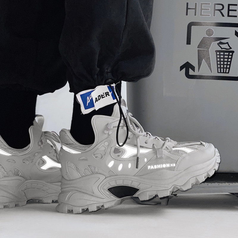 Νεανικά ανδρικά παπούτσια 2022 Άνοιξη και Φθινόπωρο Νέα Ανδρικά Παπούτσια Τάση Αθλητικά Παπούτσια Daddy Παπούτσια Χοντρό κάτω μέρος Casual παπούτσια Αύξηση