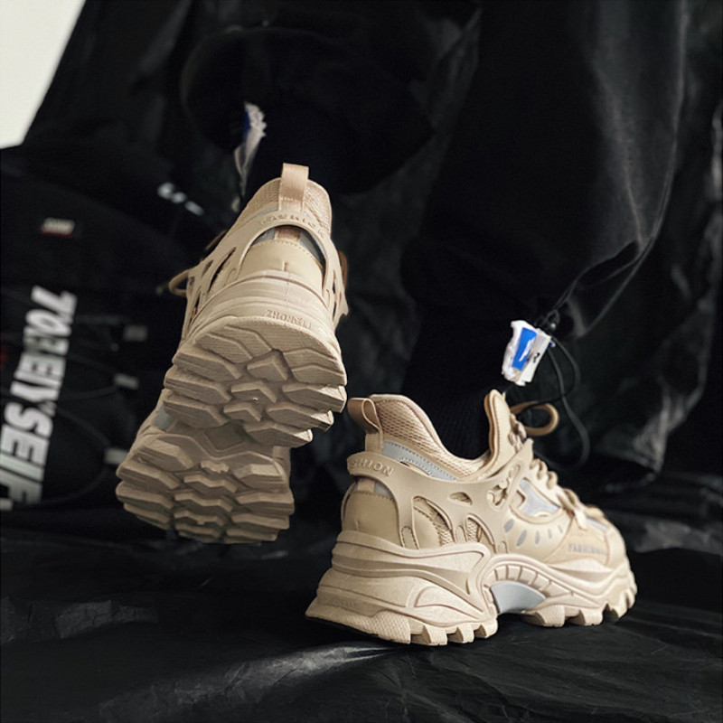 Νεανικά ανδρικά παπούτσια 2022 Άνοιξη και Φθινόπωρο Νέα Ανδρικά Παπούτσια Τάση Αθλητικά Παπούτσια Daddy Παπούτσια Χοντρό κάτω μέρος Casual παπούτσια Αύξηση
