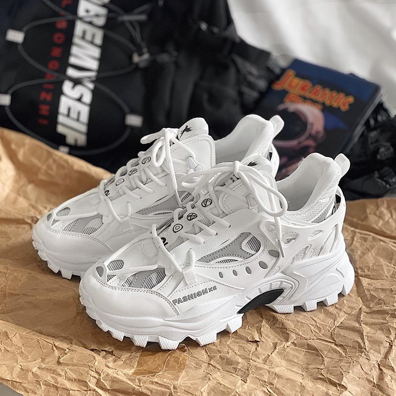 Νεανικά ανδρικά παπούτσια 2022 Άνοιξη και Φθινόπωρο Νέα Ανδρικά Παπούτσια Τάση Αθλητικά Παπούτσια Daddy Παπούτσια Χοντρό κάτω μέρος Casual παπούτσια Αύξηση