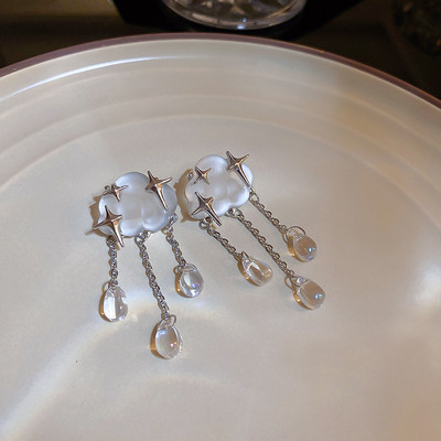 Korea Mood Goth Harajuku Vintage armas Y2k Star Bowknot Moon Kõrvarõngad Naised Tüdrukud Esteetilised 90ndad EMO ehted Aksessuaarid