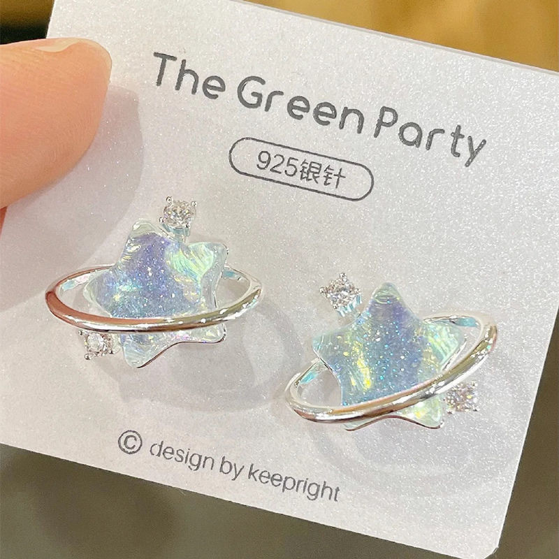 Korea Mood Goth Harajuku Vintage armas Y2k Star Bowknot Moon Kõrvarõngad Naised Tüdrukud Esteetilised 90ndad EMO ehted Aksessuaarid