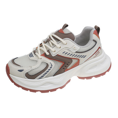 Naiste Luksuslikud paksu tallaga tossud Mood vabaajajalatsid Välistossud Naiste võrkkangast hingavad meeste tennise vulkaniseeritud jalanõud