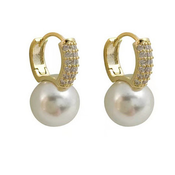 Νότια Κορέα Fashion New Light Luxury απλά Κλασικά μαργαριτάρια σκουλαρίκια Δώρο γενεθλίων Γυναικεία κοσμήματα καρφωτά σκουλαρίκια 2023