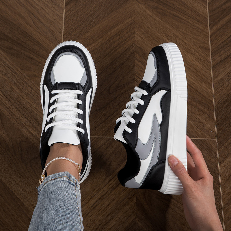 Sieviešu kedas Metāla krāsa Ikdienas vulkanizēti sporta apavi Modes balti apavi sievietēm Plakanie apavi Vasaras elpojoši apavi sievietēm