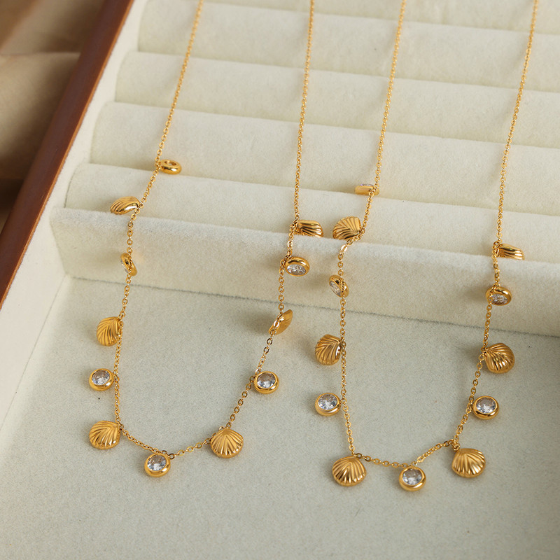 Spalvingi cirkonio kvadratiniai pakabukai, karoliai iš nerūdijančio plieno, geometriniai „Choker“ papuošalai vakarėliui skirtos dovanos mergaitėms