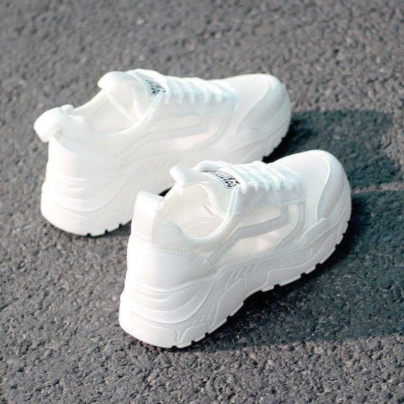 Γυναικεία Casual Παπούτσια Άνετα αθλητικά παπούτσια με δίχτυ που αναπνέουν Γυναικεία Flat λευκά πάνινα παπούτσια Βουλκανιζέ παπούτσι Zapatos Mujer