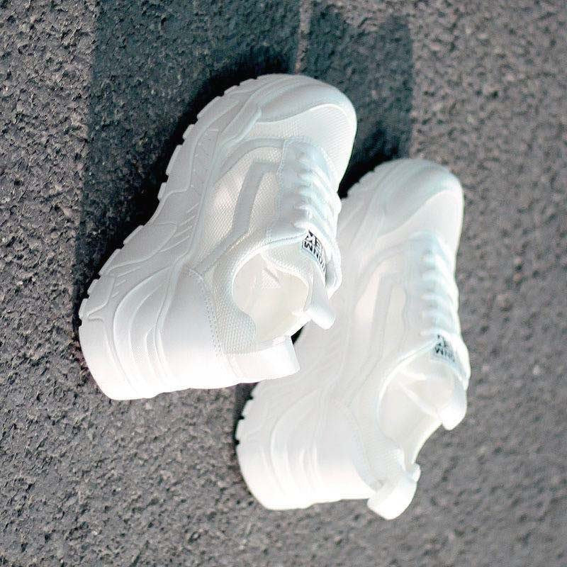 Γυναικεία Casual Παπούτσια Άνετα αθλητικά παπούτσια με δίχτυ που αναπνέουν Γυναικεία Flat λευκά πάνινα παπούτσια Βουλκανιζέ παπούτσι Zapatos Mujer