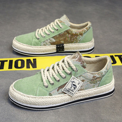 Vīriešu ikdienas apavi Audekla kurpes Šņorējamas kedas 2023. gada elpojošas, plakanas vīriešu kurpes Vīriešu vulkanizētas kurpes Trend Zapatillas Hombre