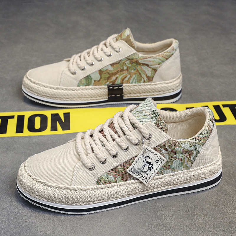 Vīriešu ikdienas apavi Audekla kurpes Šņorējamas kedas 2023. gada elpojošas, plakanas vīriešu kurpes Vīriešu vulkanizētas kurpes Trend Zapatillas Hombre