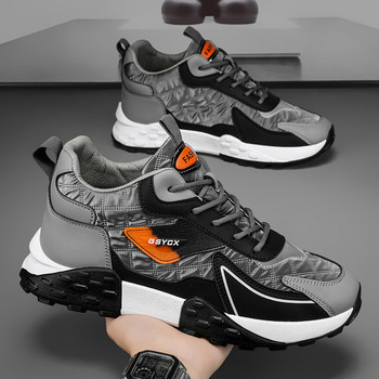 2024 Есенни мъжки обувки Дебела подметка Дизайнерски спортни вулканизирани обувки Дишащи мъжки ежедневни обувки Обувки за ходене Zapatillas Hombre