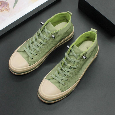 2023. aasta sügis, uus elastne riba hingavast riidest kingad Meeste lamedad vabaajajalatsid, pehme tallaga vulkaniseeritud meeste kingad