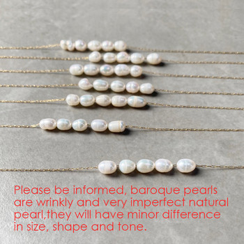 eManco Hot Simple 5 Create Pearls Choker Κολιέ Γαμήλια Νύφη Κοσμήματα Γυναικεία Χρυσό Χρώμα Τσόκερ Κολιέ Δώρο για Γυναίκα