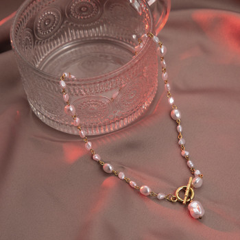 Vintage ακανόνιστη απομίμηση μαργαριτάρι κρεμαστό κολιέ για γυναίκες Μοντέρνα κυρίες δώρο γενεθλίων Κοσμήματα Χονδρική