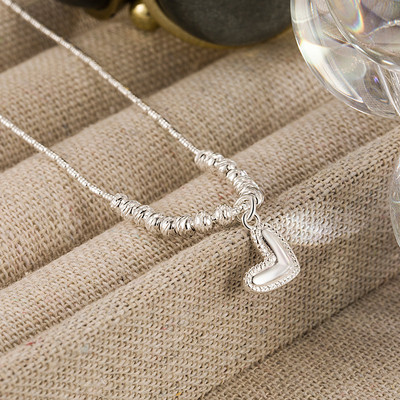 ANENJERY Ogrlica s lančićima u obliku srca ljubavi i lančića za žene, novi trend 2023., lanac za ključnu kost, šarm, ogrlica, nakit, darovi