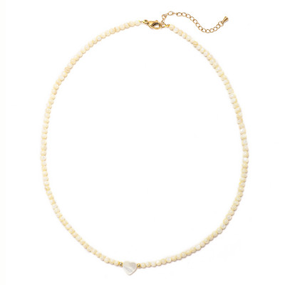 ZMZY Unikaalne Korea stiilis Tüdrukute Roosa Shell Choker Väike helmestega kett Natural Shell Südame ripats Kaelakee Ehted